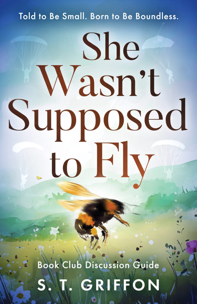 Book Club Discussion Guide cover for She Wasn't Supposed to Fly by S. T. Griffon